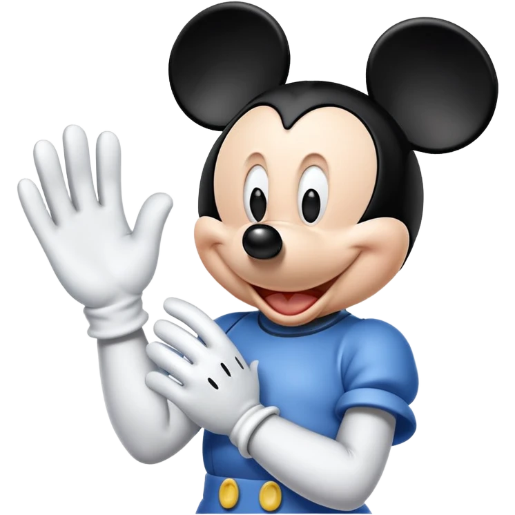 Mickey Mouse Disney character emoji