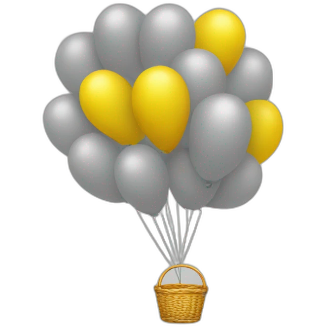 Ballon jaune  emoji