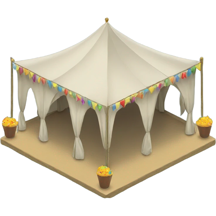 Large party tent emoji