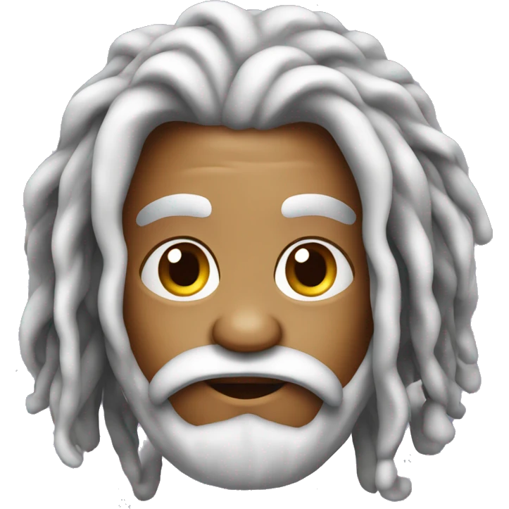 Santa Claus with dreadlocks emoji