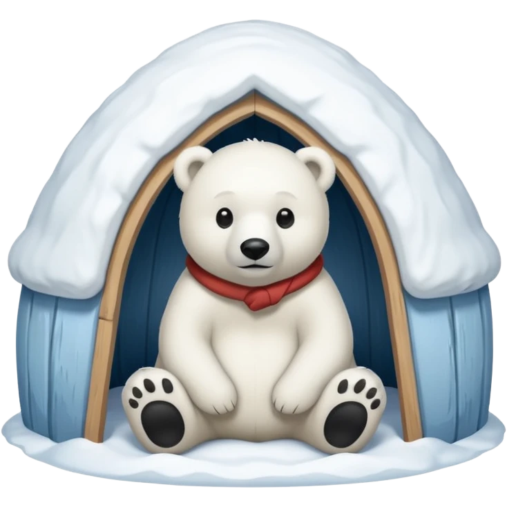 polar bear huts emoji