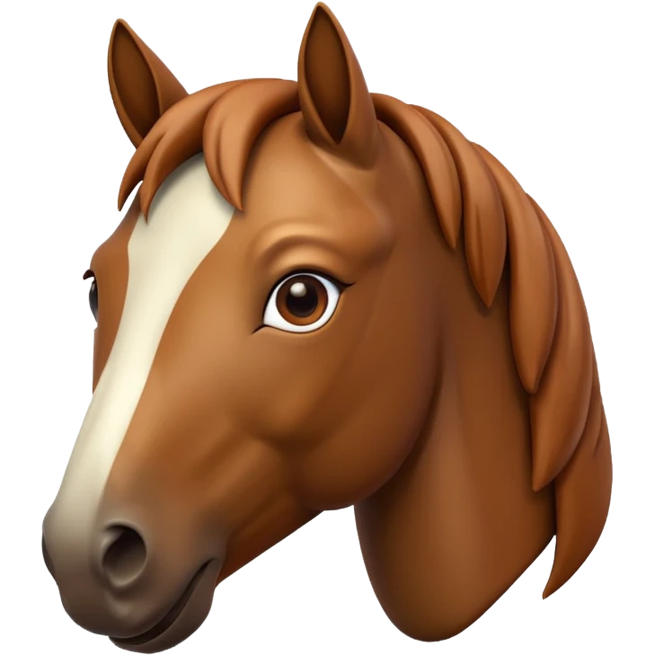 Horse 3D emoji emoji