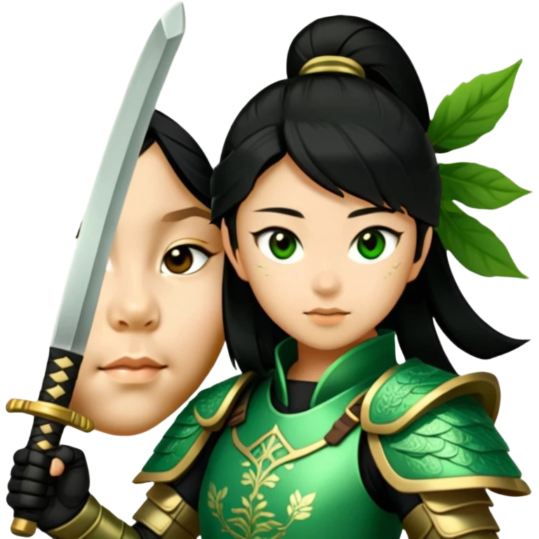 Emerald Samurai emoji