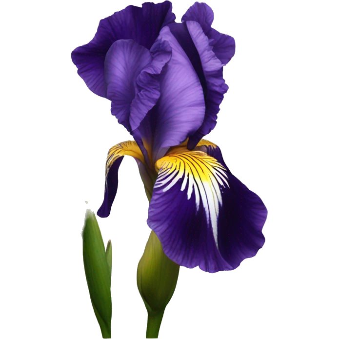 Iris flower emoji