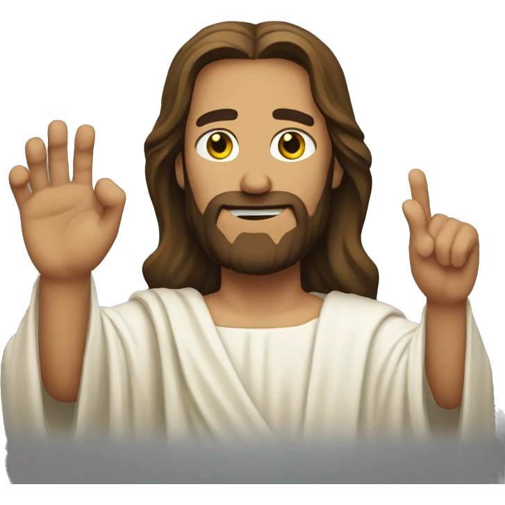 jesus thumb emoji