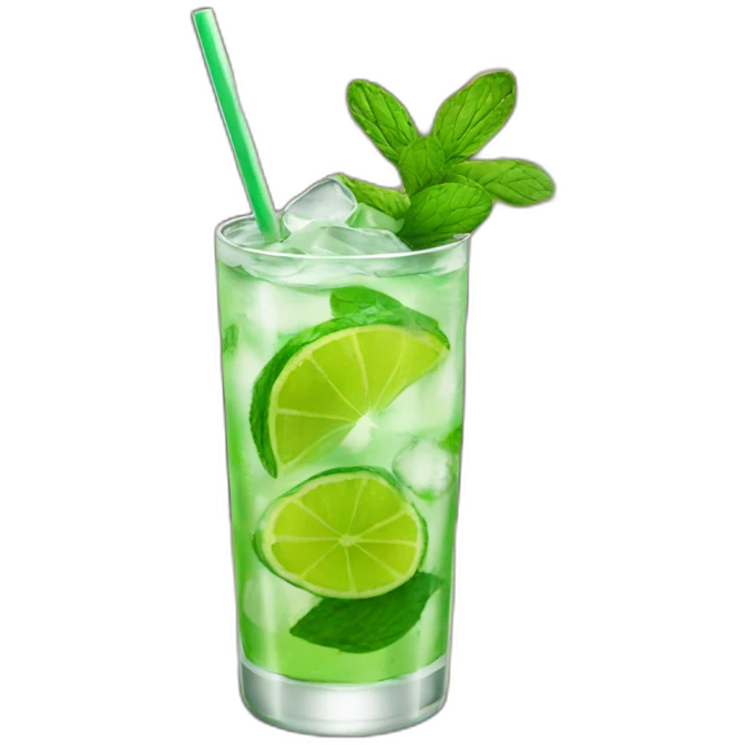 Six mojito at bar emoji