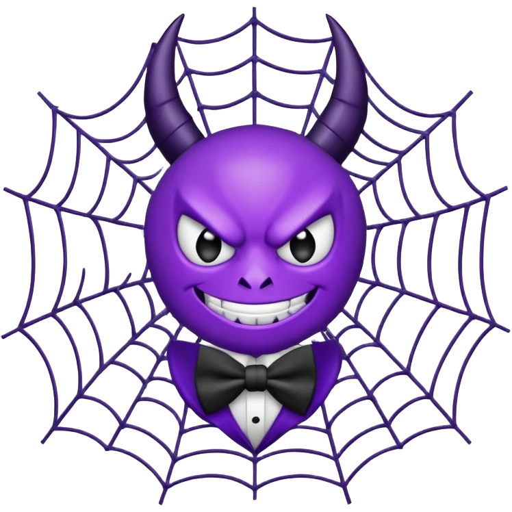 purple Devils Emoji Like this 😈 in this Emoji 🕸️ emoji