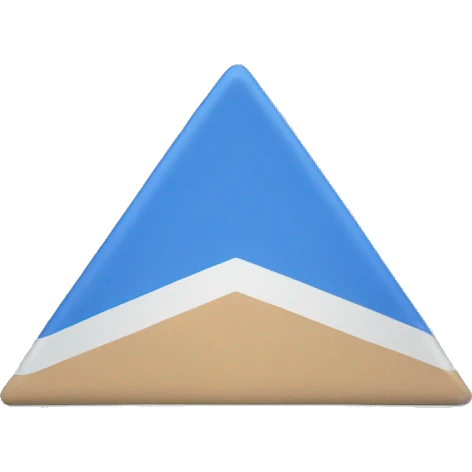 blue triangle flag emoji