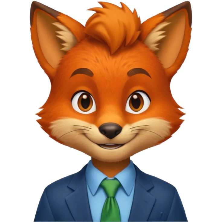 Nick Wilde from the Zootopia Disney movie emoji