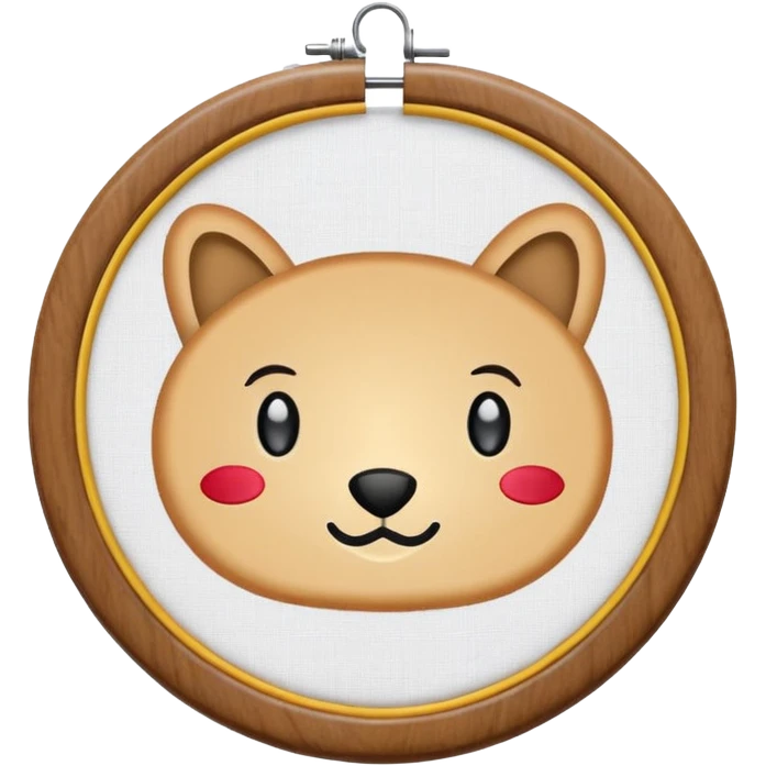 embroidery hoop emoji