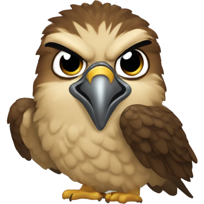 hawk gush emoji