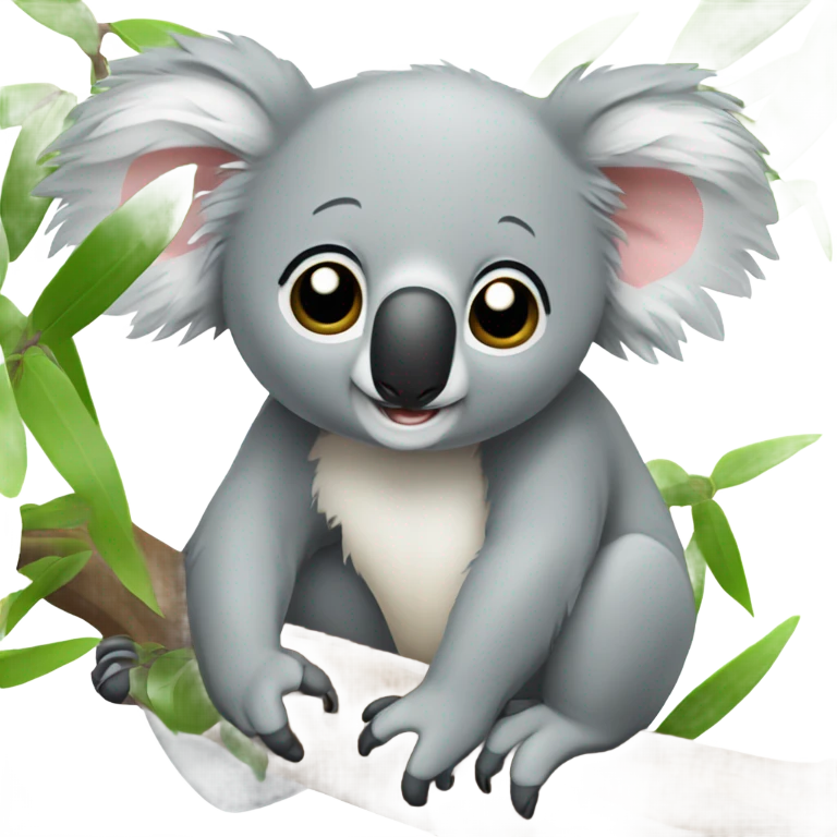 Koala shaking in fear emoji