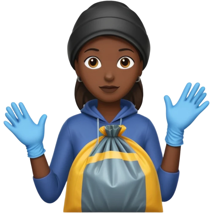 taking out the trash emoji