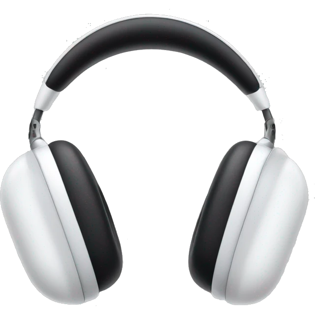 Apple AirPods Max headphones emoji