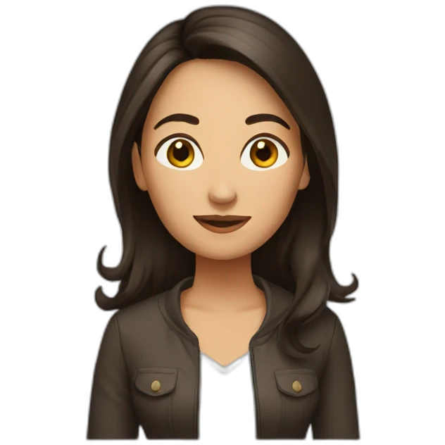Women brune emoji