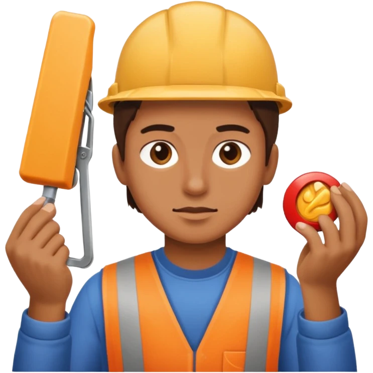 Person fixing object emoji