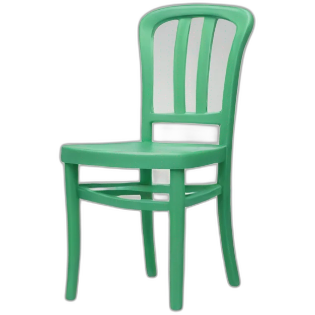 chair plastic emoji