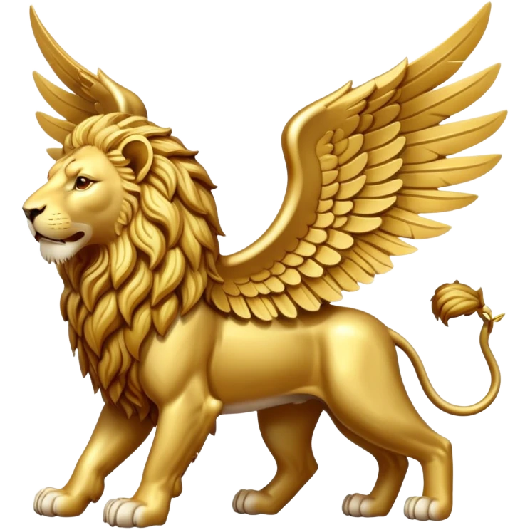 Winged lion emoji