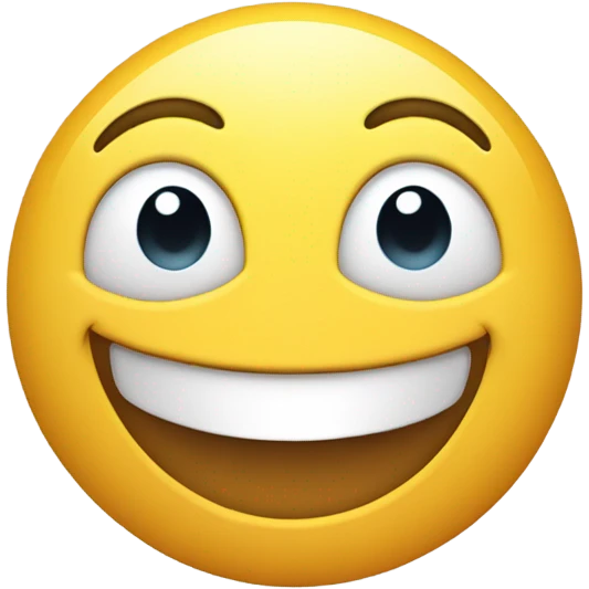 Happy face emoji