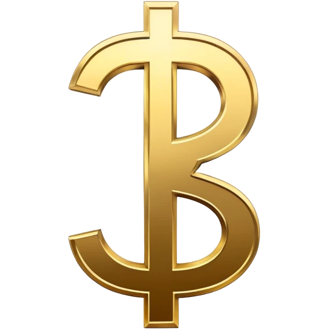 a dollar sign with a minus infront of it emoji