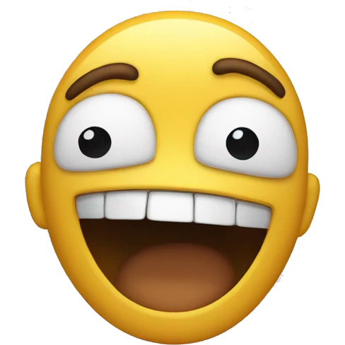 Choking smily emoji