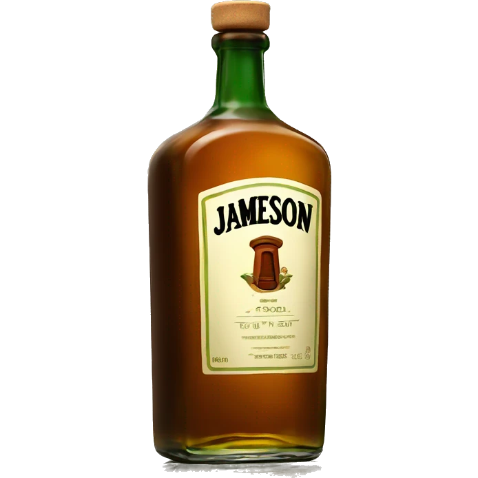 Jameson bottle emoji