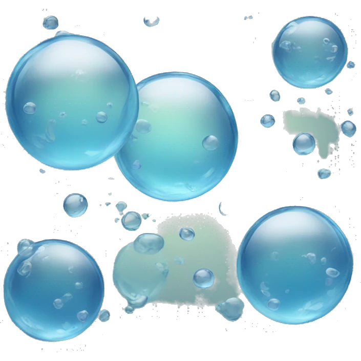 Water bubbles emoji