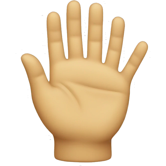 giving hand emoji