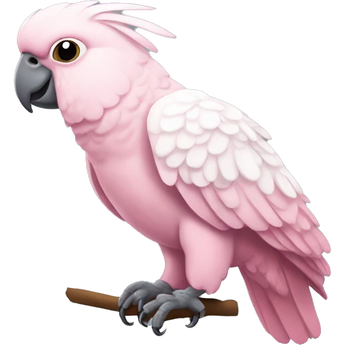 Pink cockatoo  emoji