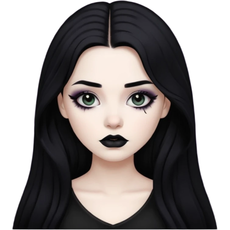 Goth baddie  emoji