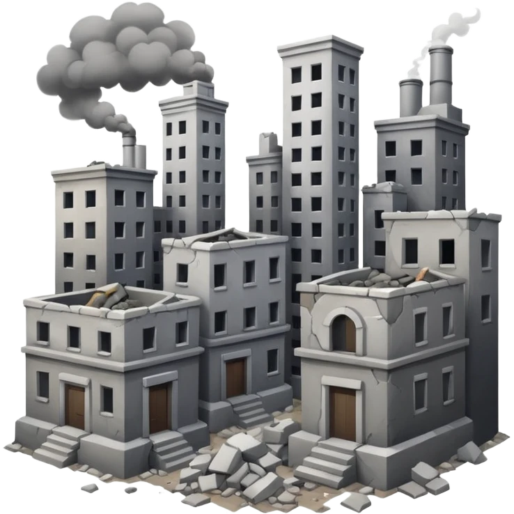 City being destroyed emoji