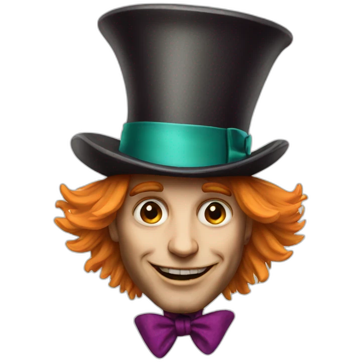 Mad hatter emoji