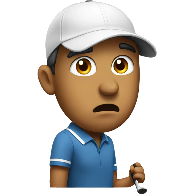 LIV golf confused emoji