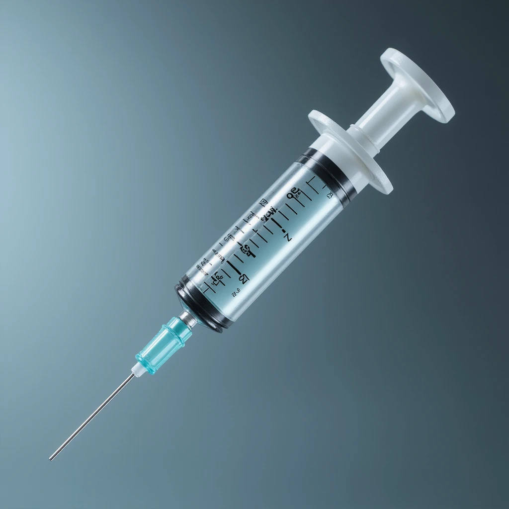 a syringe, photorealistic style emoji