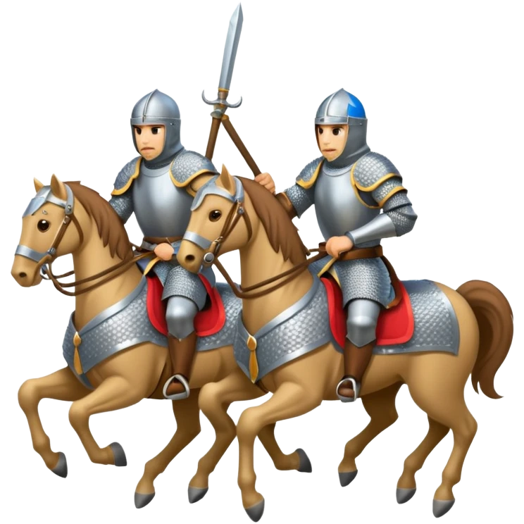 two men jousting  emoji