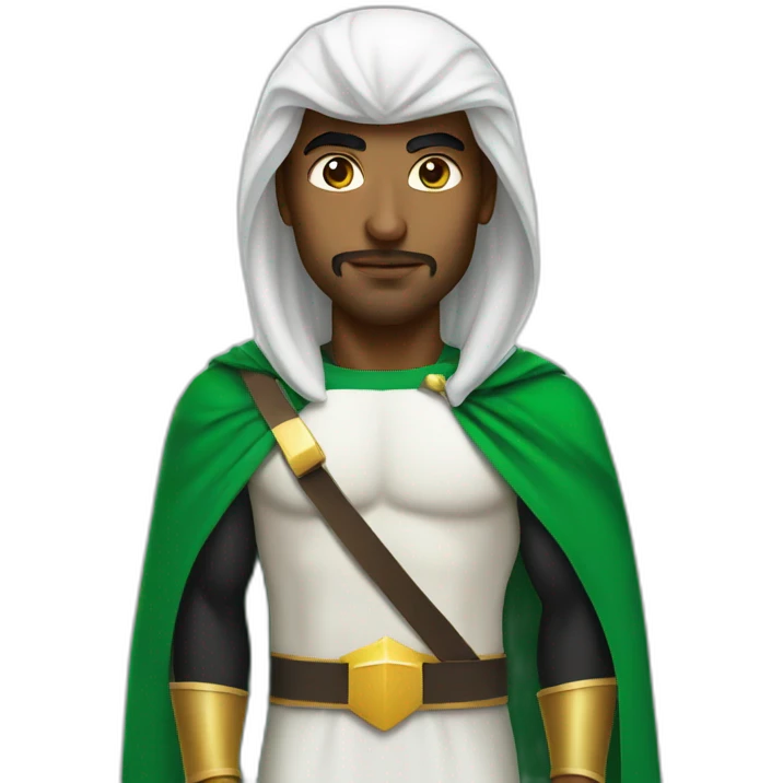 Saudi Super Hero emoji