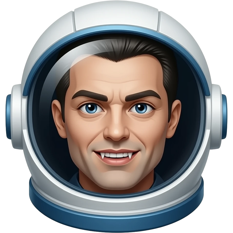 astronout vampire emoji
