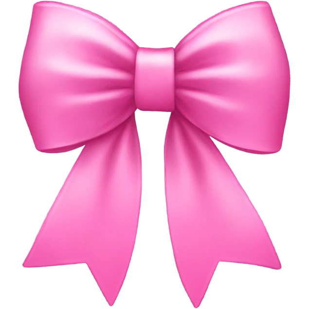 Pink coquette bow  emoji