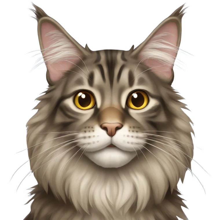 Maine Coon cat emoji