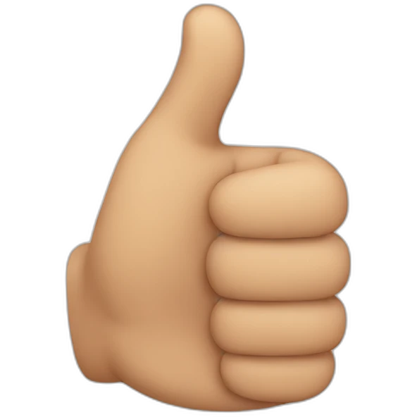 thumbs sideways emoji
