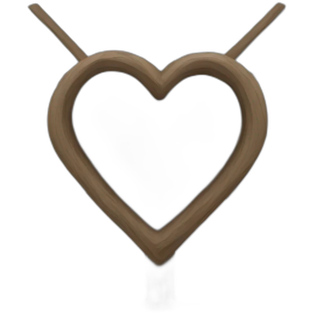 A white heart looks out of the window emoji