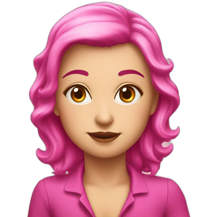 The Pink Swann emoji