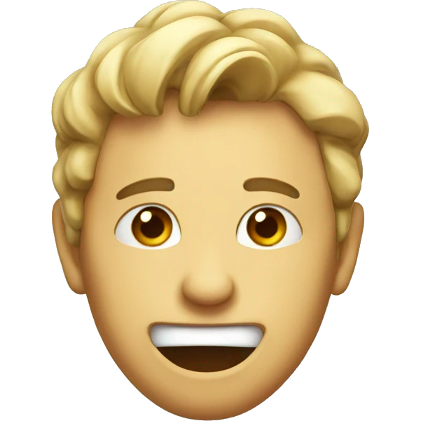 Mewing face emoji