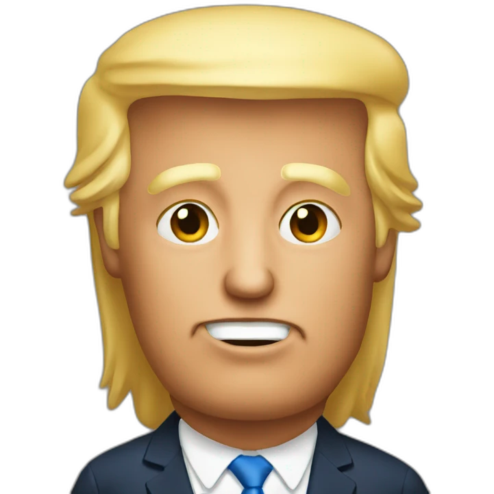 Trump face emoji