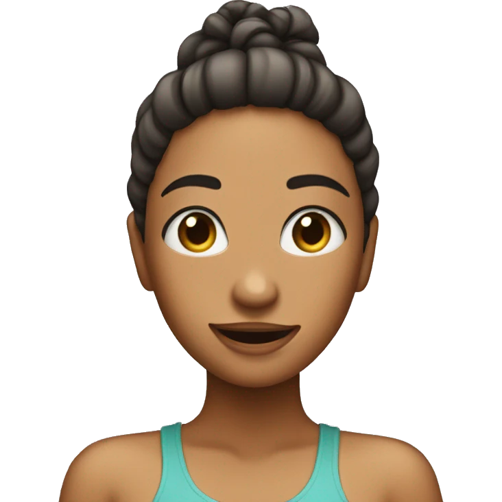 Girl fanning herself cause someone is attractive  emoji