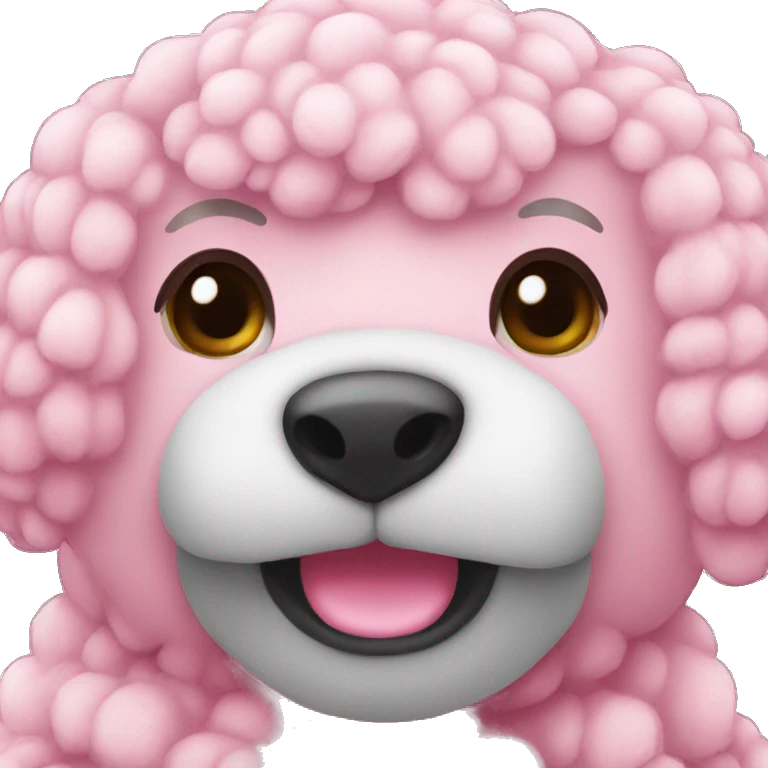 Soft stuffed animal pink  emoji