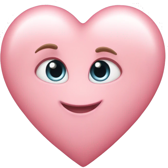 BABY PINK HEART emoji