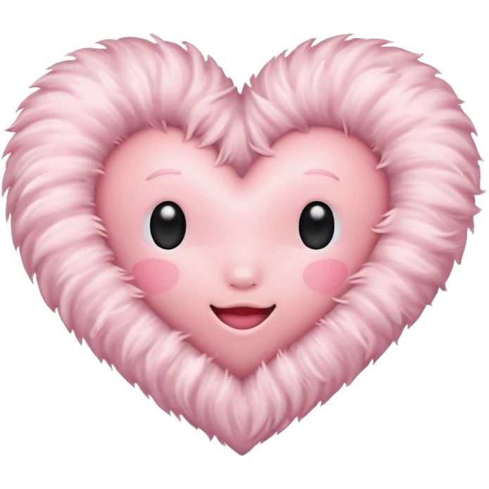 Make me a light pink coquette heart emoji emoji