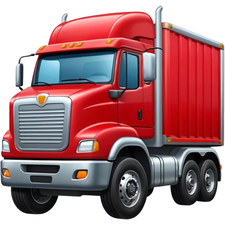 semi truck emoji