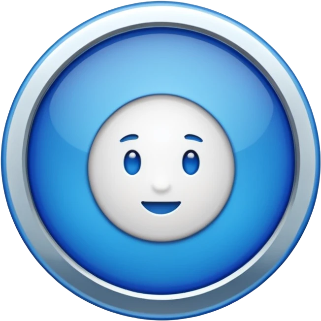 Badge Bleu vérifier emoji